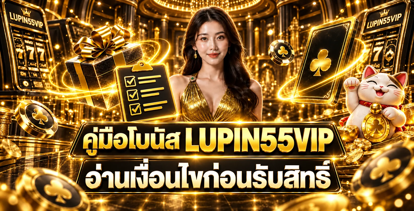 LUPIN55VIP เครดิตฟรี อ่านเงื่อนไขโบนัสก่อนรับ